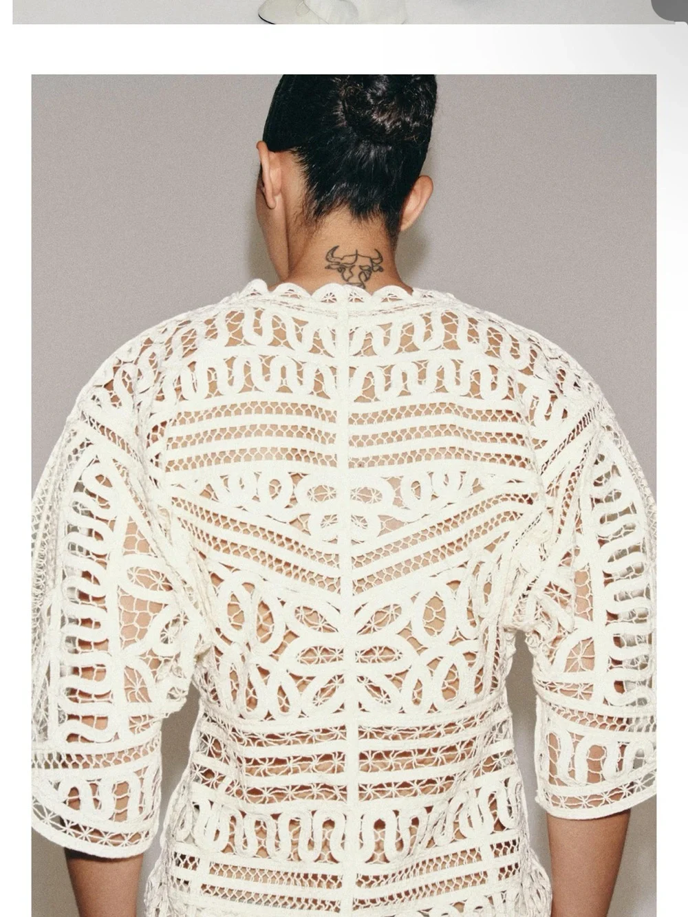 Zara ZW Collection Crochet Top